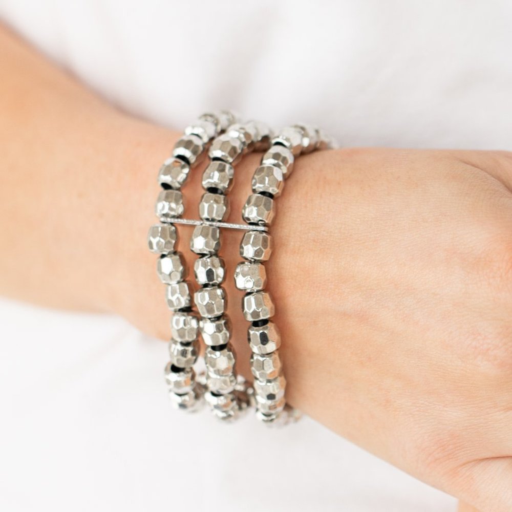 Magnetically Maven - Silver ♥ Bracelet